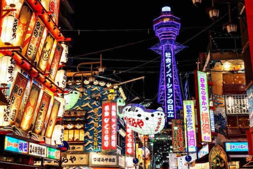 Wutong-40 Minutes Direct To Kansai Airport And 5 Minute Walk To Jr Or Subway Or Nankai Line And 1 Minute To Tsutenkaku The Landmark Of Osaka And Many Japanese Bistros Nearby Екстериор снимка